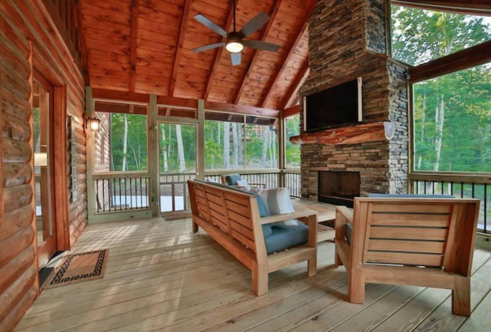 Mountain Hideaway With Hot Tub & Fire Pit Villa Mineral Bluff Exterior foto